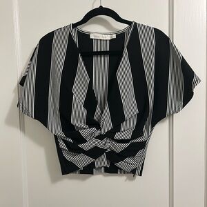 BISHOP + YOUNG TWIST-FRONT TOP